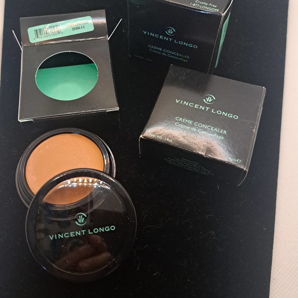 NIB - Set of THREE Vincent Longo Cream Concealer Sienna # 5